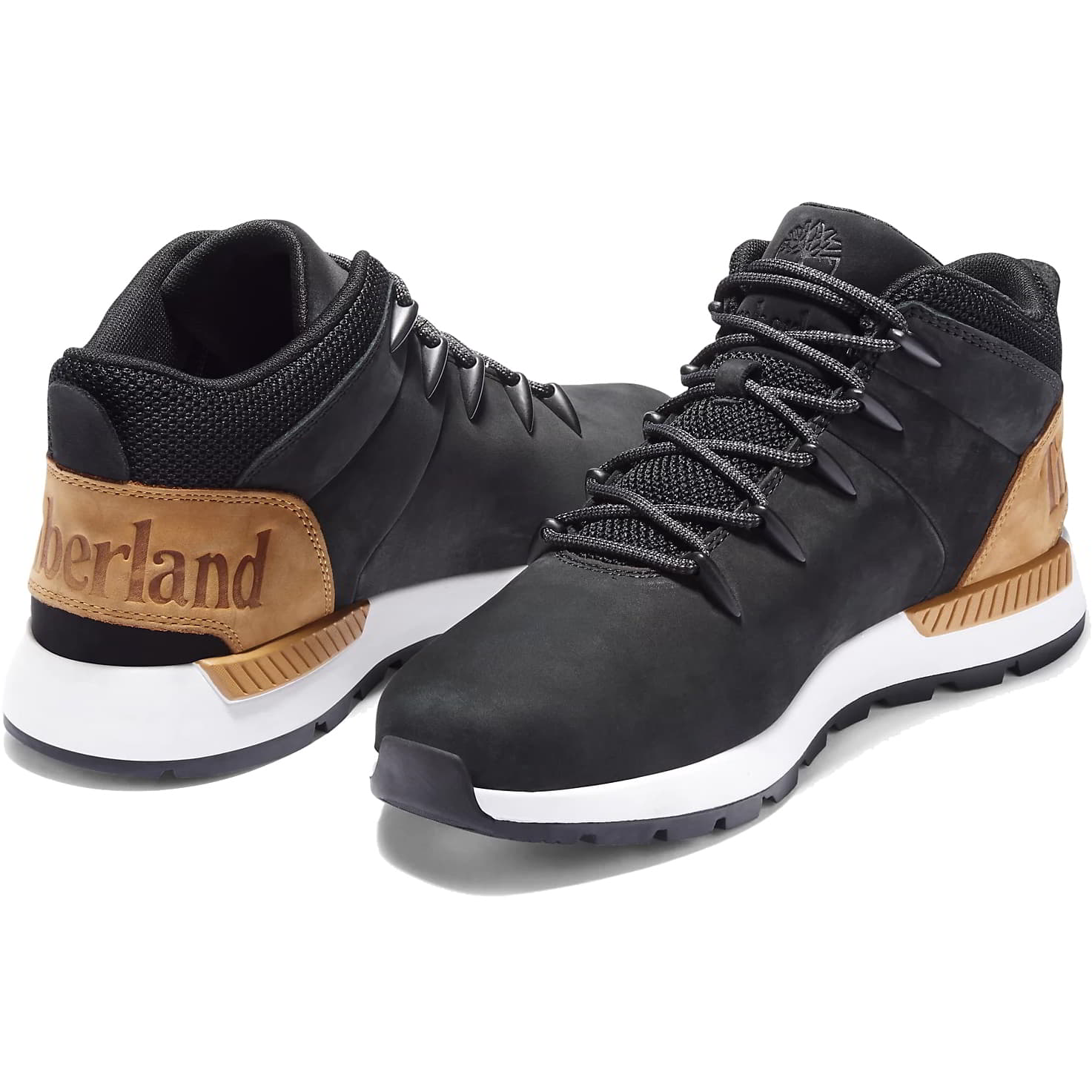 Timberland Mens Sprint Trekker Mid Boots - Black Wheat 2951