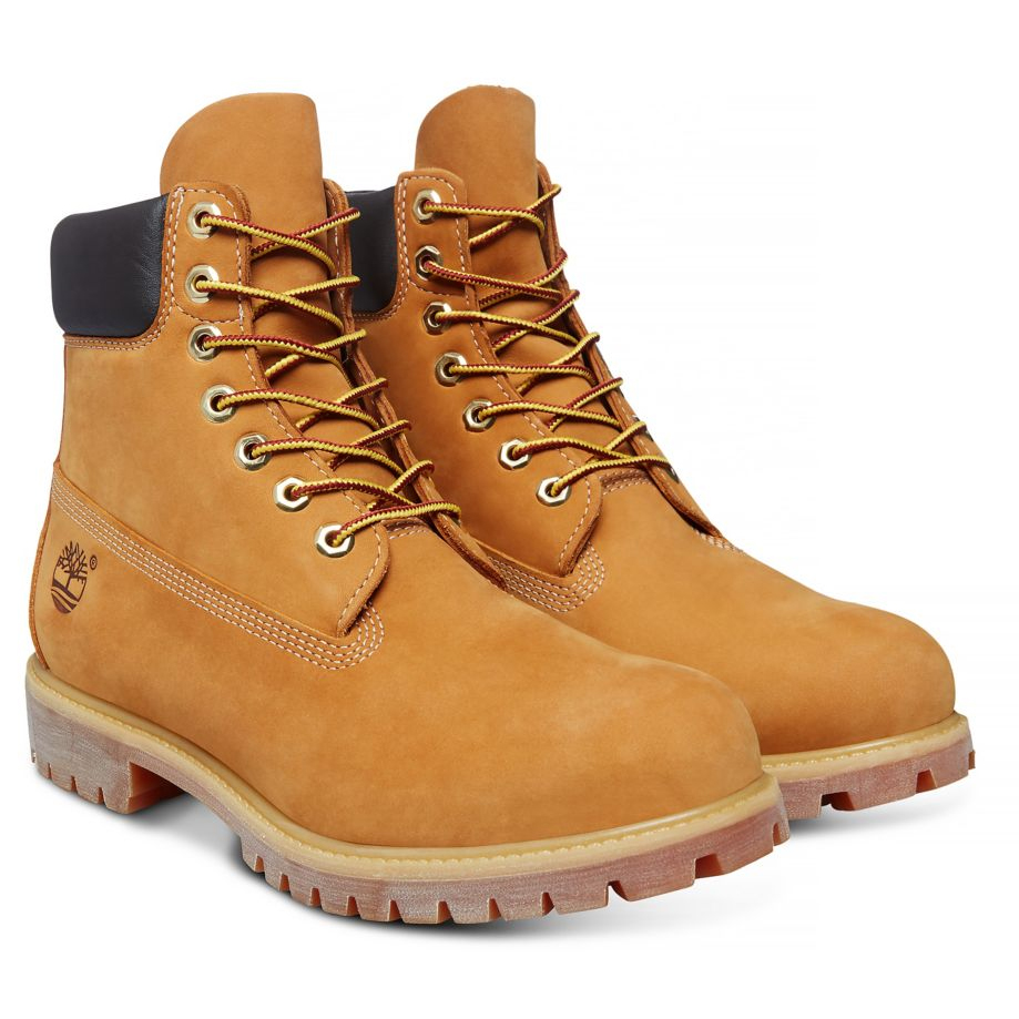 Timberland Mens 6 Inch Premium Yellow Classic Wide Waterproof Boots - 10061 Wheat 2951