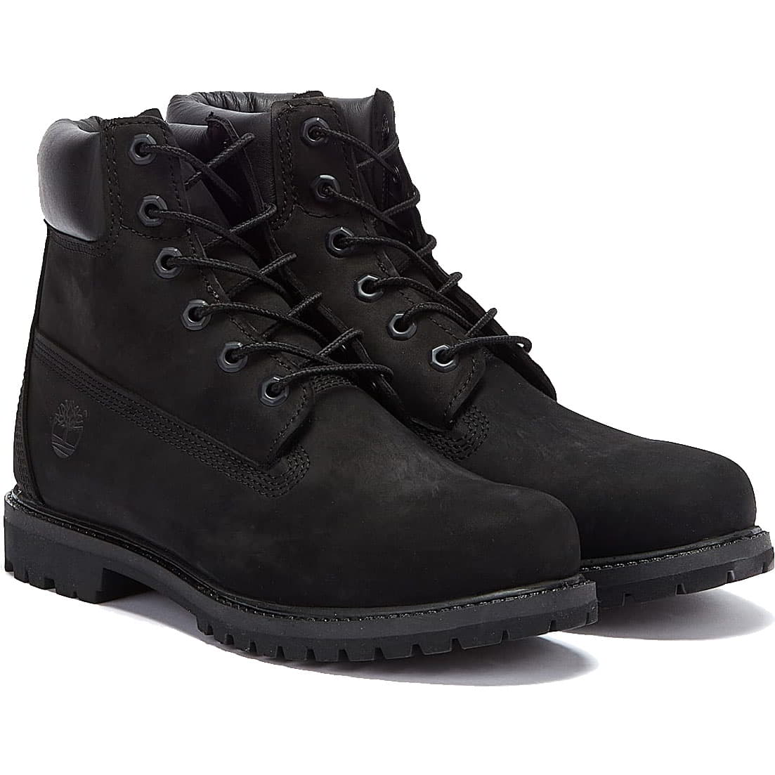 Timberland Icon Women's 6 Inch Premium Waterproof Boots Wide Fit - Black - UK 7