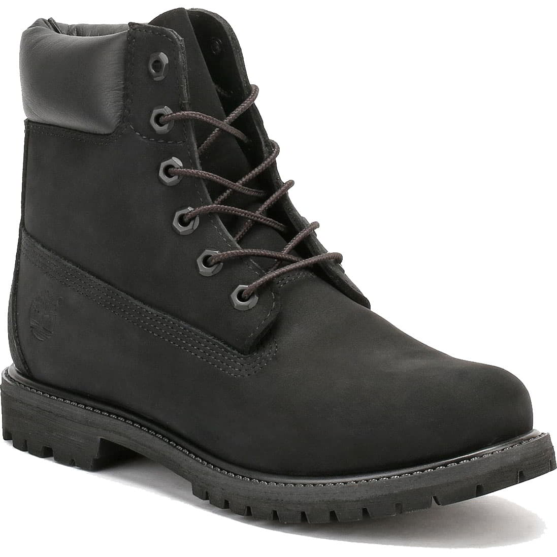 Timberland Icon Womens 6 Inch Premium Waterproof Boots Wide Fit - 8658A Black 2951