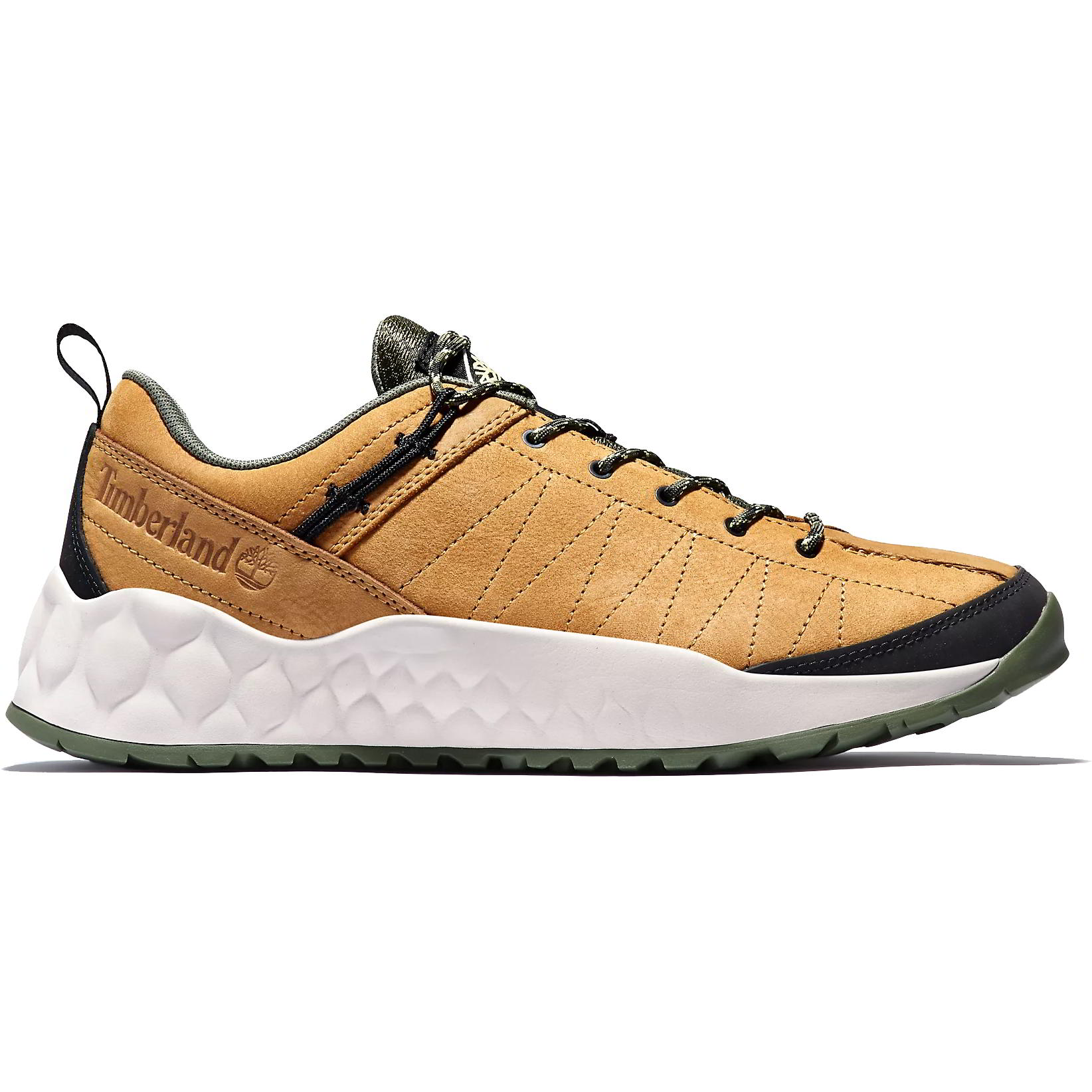 Timberland Mens Solar Wave Leather Trainers - Wheat A2DJ7 2951