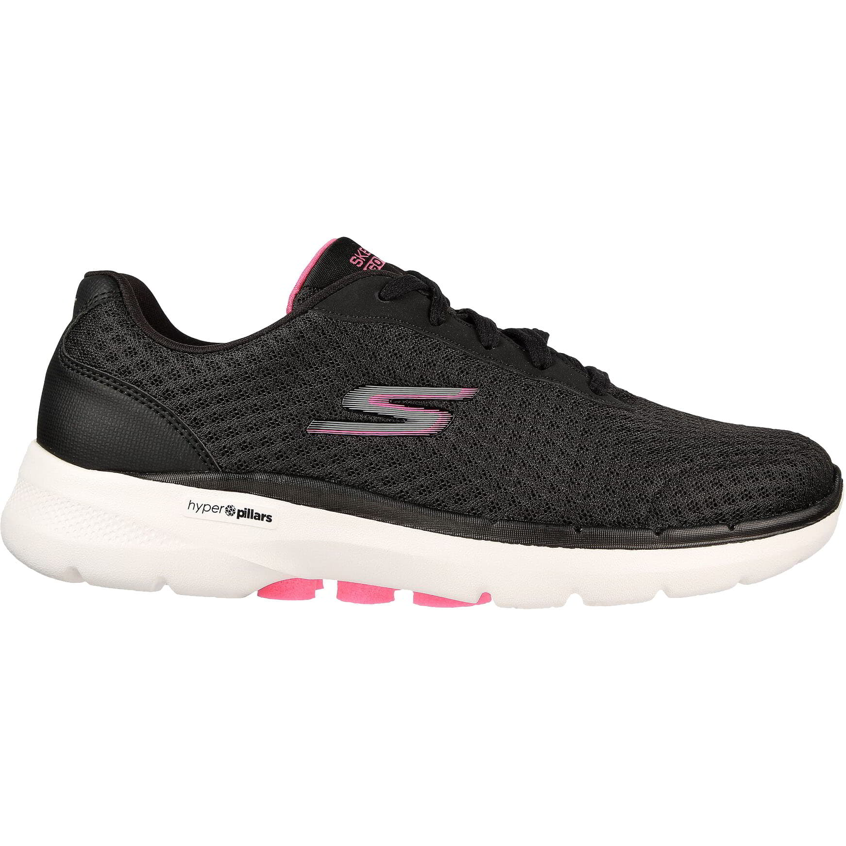 Skechers Womens Go Walk 6 Iconic Wide Fit Walking Shoes Trainers - UK 5.5