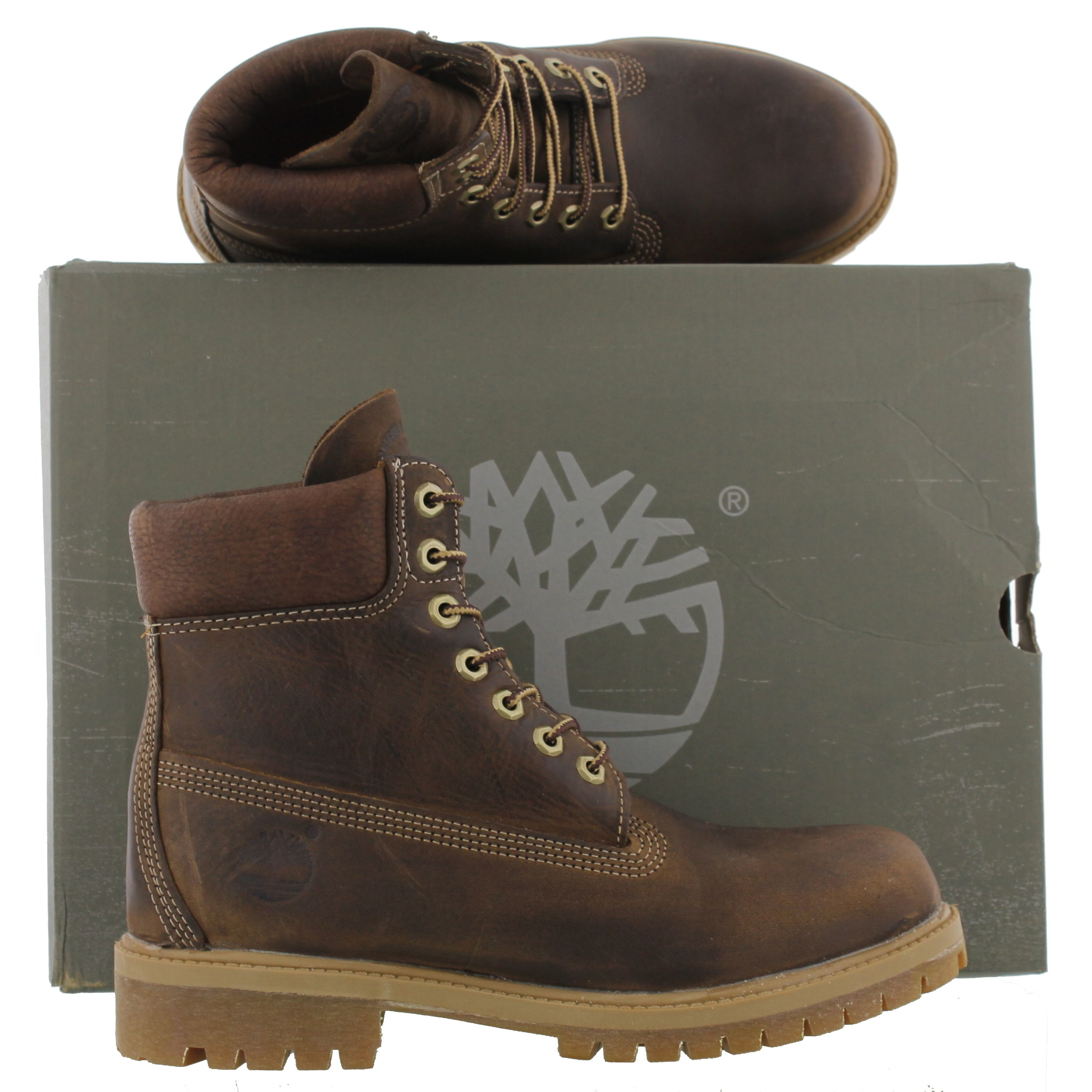 Timberland Mens 6 Inch Premium Waterproof Boots - 27097 -Brown 2951