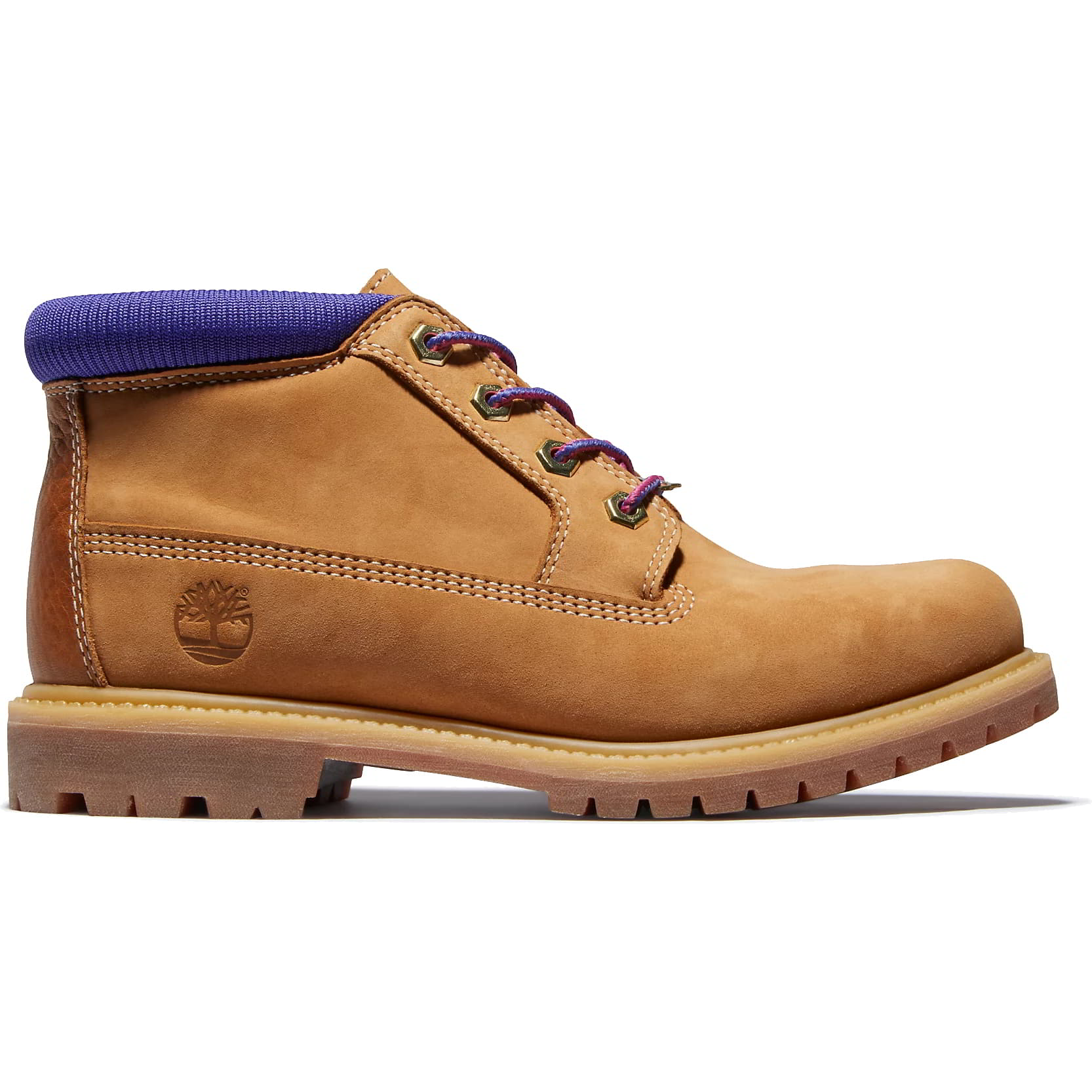 Timberland Womens Nellie Waterproof Chukka Boots - Wheat Purple A2JSJ Mens 2951