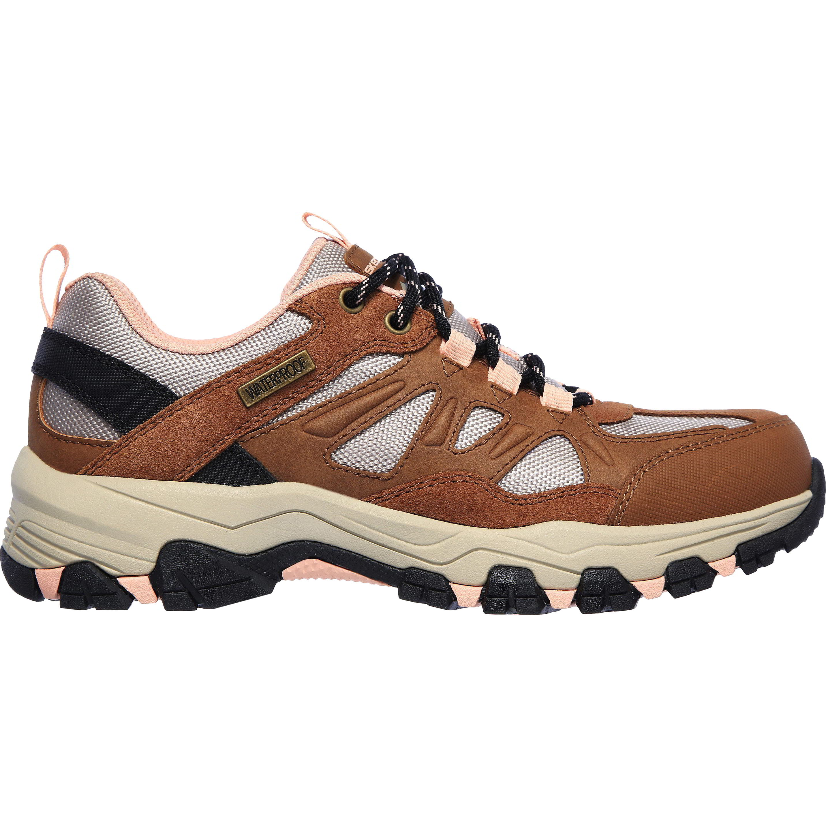 Skechers Womens Selmen West Highland Waterproof Walking Shoes - Brown Tan 2951