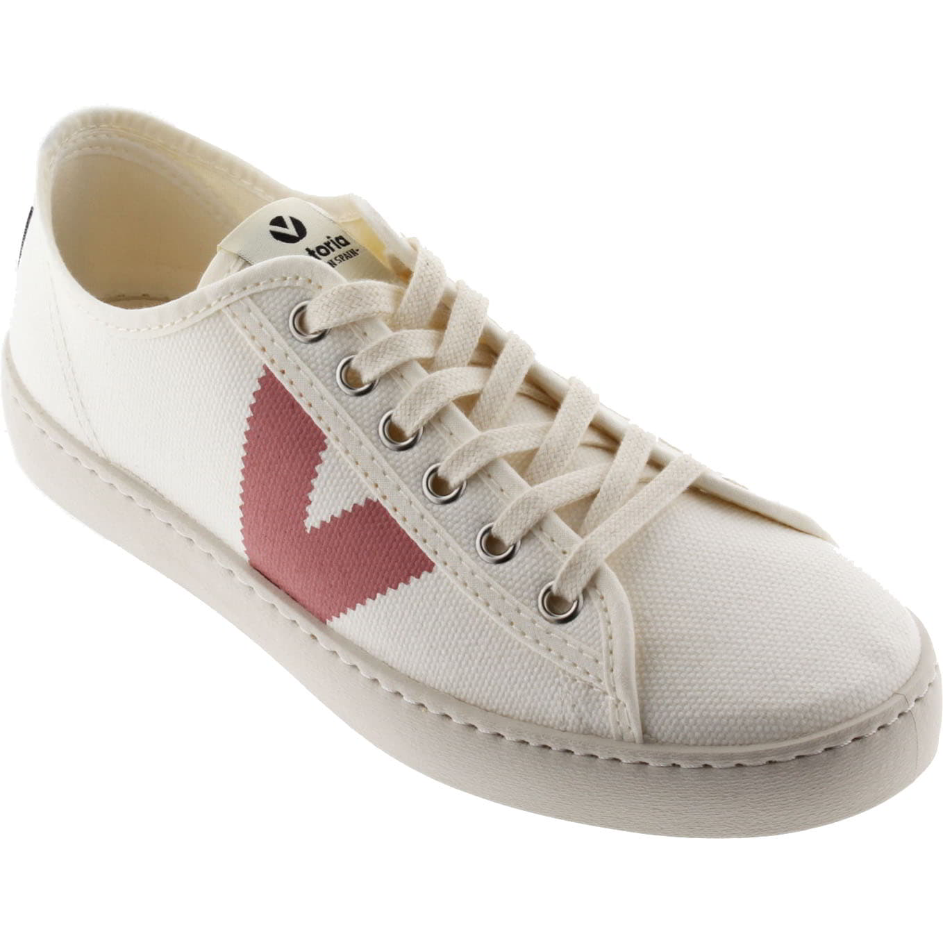 Victoria Shoes Womens Berlin Lona Canvas Lace Up Trainers - UK 6 / EU 39